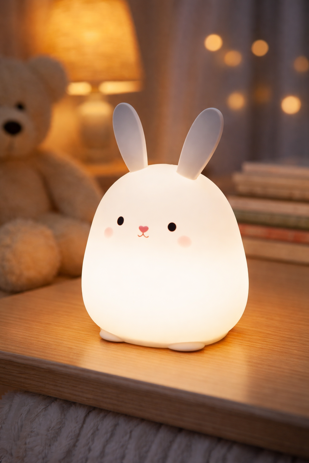 Söt Kaninlampa som Ger Trygg Sömn