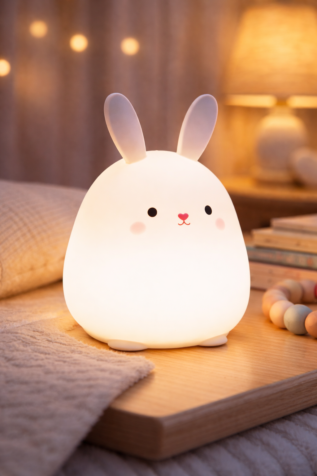 Söt Kaninlampa som Ger Trygg Sömn